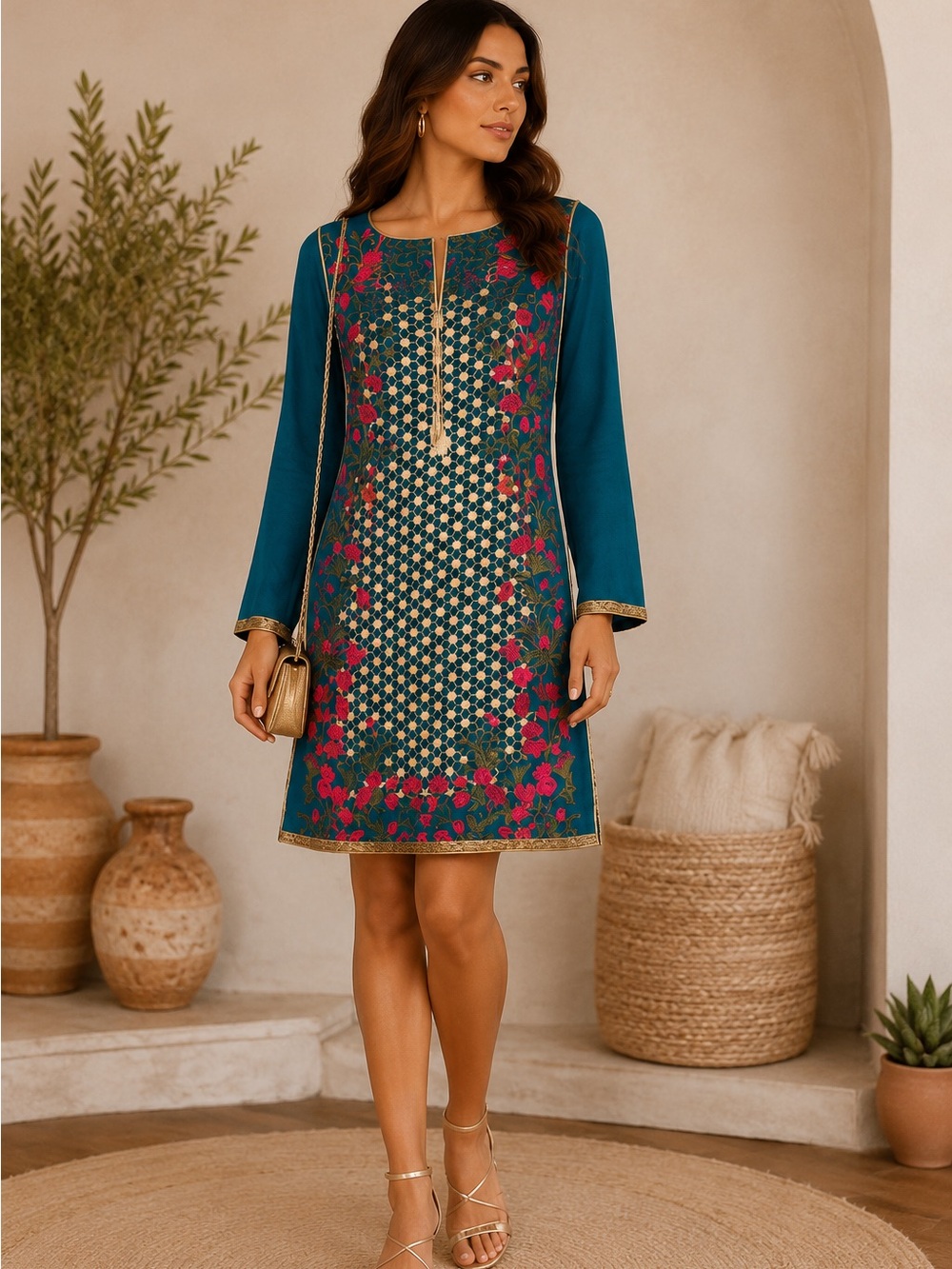 Khaadi Khaas Embroidered Dress – Size 10